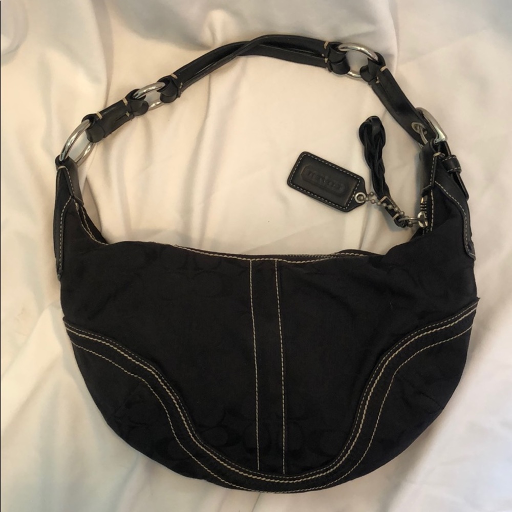 Coach Black Hobo Bag